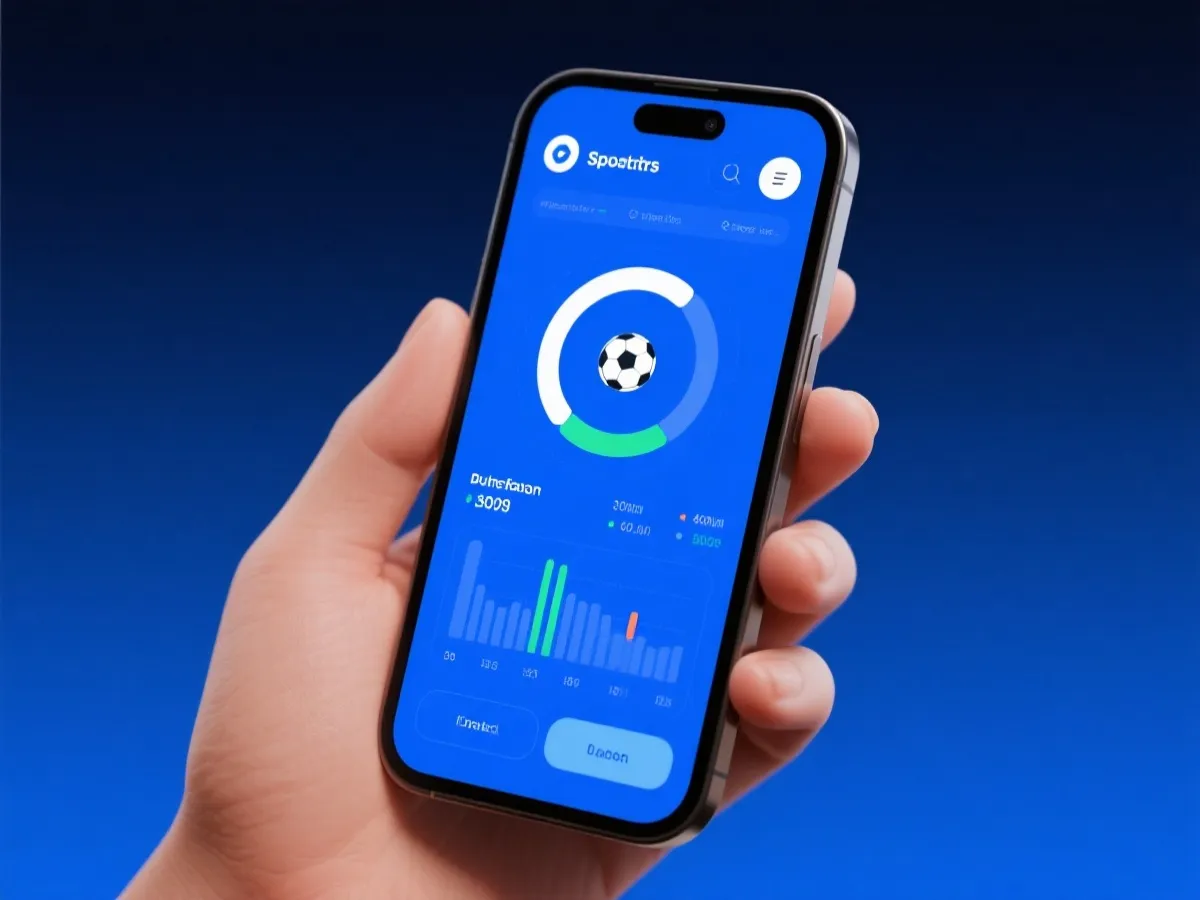电子足球APP移动端界面示意图