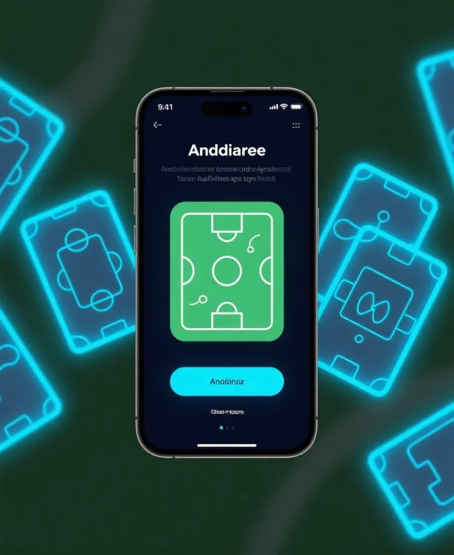 电子足球手机端新手引导示意